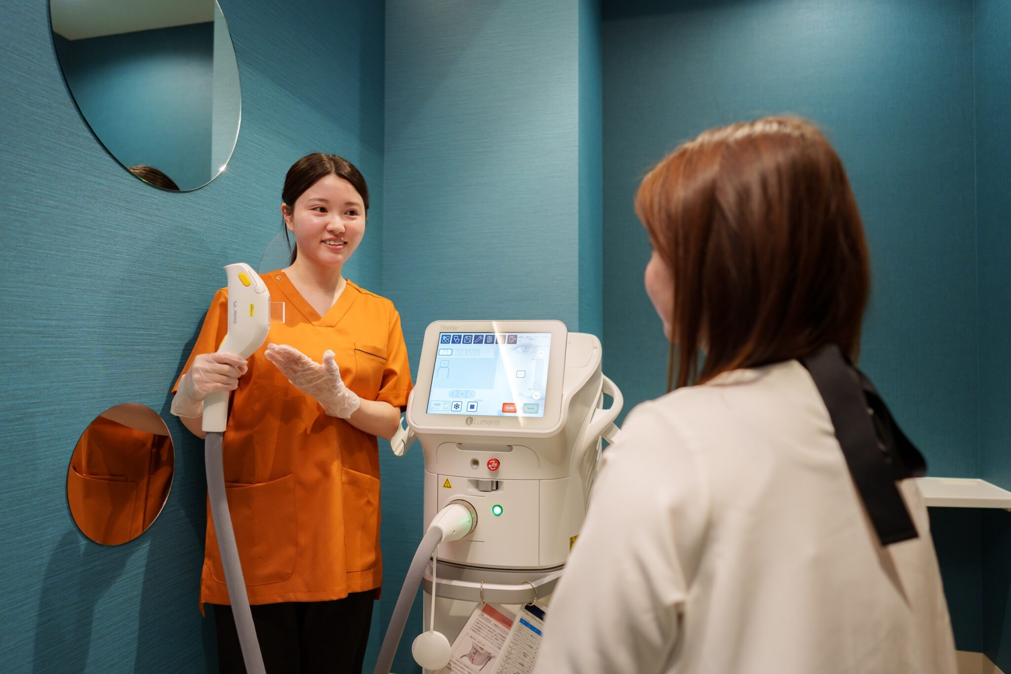 ステラM22™で赤ら顔を改善